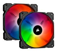 Corsair iCUE SP140 RGB PRO - Ventilador de chasis de 140mm, Silencioso, de Flujo de aire elevado), Paquete Doble