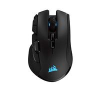 Corsair Ironclaw Wireless RGB - Ratón Recargable Óptico para Juegos con Tecnología Slipstream (18000 DPI Óptico Sensor, Retroiluminación LED RGB), color Negro