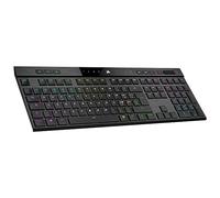 Corsair K100 AIR Wireless RGB Teclado Mecánico Gaming Ultrafino - Slipstream Wireless Menos de 1 ms, Bluetooth, Switch Cherry MX Ultra Low Profile - Disposición IT, QWERTY - Negro