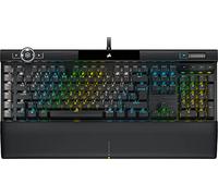 Corsair K100 RGB Teclado para Juegos con Cable Óptico-Mecánico - Interruptores OPX - PBT Double-Shot - Integración Elgato Stream Deck - Compatible con iCUE - PC, Mac, Xbox - QWERTY ES - Negro