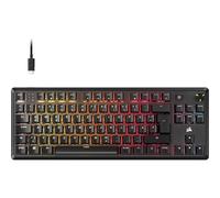 Corsair K70 Core Tkl Rgb - Tastatur - Tkl - Hintergrundbeleuchtet - Usb - Qwertz - Deutsch - Tastenschalter: Corsair Mlx Red V2 - Schwarz (cH-911911e