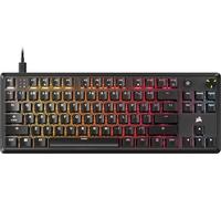 CORSAIR K70 CORE TKL RGB Tenkeyless Teclado mecánico para juegos - Interruptores lineales CORSAIR MLX Red v2 Pre-Lubricados - SOCD - Amortiguación de ruido - Teclas ABS-Double-Shot-Keycaps - QWERTY NA