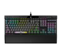Corsair K70 MAX RGB Magnético-Mecánico con Cable Teclado para Juegos - Conmutadores MGX con Activación Ajustable - Modo de Disparo rápido - Teclas PBT de Doble Disparo - QWERTY NA Layout - Gris Acero