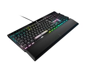 Corsair K70 MAX RGB Teclado mecánico magnético con Cable - Interruptores MGX Ajustables - Tapones de Teclas PBT de Doble Disparo - Compatible con iCUE - PC, PS5, PS4, Xbox - QWERTZ DE - Gris Acero
