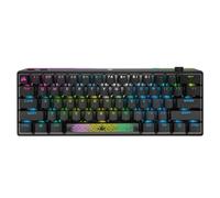 Corsair K70 PRO MINI Teclado inalámbrico RGB 60% mecánico para juegos (sub-1 ms más rápido, interruptores de teclas intercambiables CHERRY MX Speed, marco de aluminio, teclas de doble disparo PBT)