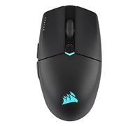 Corsair KATAR ELITE WIRELESS Ratón Ultraligero para Juegos FPS - 26,000 DPI - Forma Simétrica Compacta - Hasta 110 Horas de Batería - Compatible con iCUE - PC, PS5, PS4, Xbox - Negro