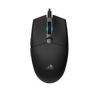 Corsair KATAR PRO XT Ratón ligero Gaming, Forma Simétrica, para agarre tipo garra o tipo punta de dedos, Botones con Resortes Corsair QUICKSTRIKE, Sensor óptico 18.000 PPP, Negro