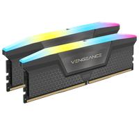 CORSAIR Vengeance RGB DDR5 RAM 16GB (2x8GB) 6000MHz CL36-44-44-96 1.35V AMD Expo & Intel XMP 3.0 Memoria de Ordenador de Sobremesa - Gris (CMH16GX5M2E6000Z36)