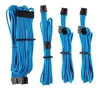 Corsair - Kit de Inicio (Cables para alimentadores protegidos de Forma Individual con Revestimiento Type 4 Gen 4 Corsair Premium), Azul