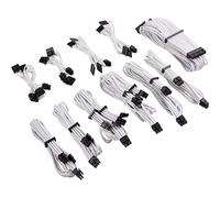 Corsair - Kit Pro (Cables de alimentación interna, Male connector/Male connector, Derecho, Derecho) Blanco