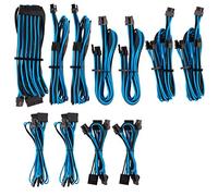 Corsair - Kit Pro (Cables para alimentadores protegidos de forma Individual con revestimiento Type 4 Gen 4 Premium), Azul/Negro