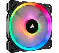 Corsair LL140 RGB Ventilador de PC (140 mm, Doble Halo RGB LED PWM) Paquete Soltero