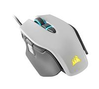 Corsair M65 RGB Elite - Ratón para Juegos FPS - Sensor óptico de 18.000 dpi - Botón de Francotirador dpi Ajustable - Pesos sintonizables - Blanco
