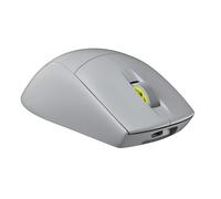 Corsair M75 AIR - Ratón inalámbrico ultraligero para juegos FPS - 26.000 DPI - Entrada ultrarrápida - Forma simétrica - Compatible con iCUE - PC, Mac - Gris claro