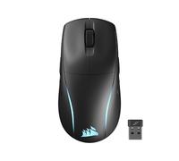 Corsair M75 Wireless RGB Ratón para Juegos Ligero FPS - 26.000 PPP - Botones Laterales Intercambiables - Compatible con iCUE - PC - Negro