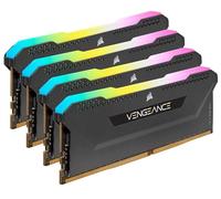CORSAIR Mémoire PC DDR4 - VENGEANCE RGB PRO SL 32Go (4x8Go) - 3600Mhz - CAS 18 (CMH32GX4M4D3600C18)