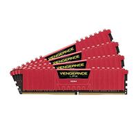 Corsair Memoria interna de 32 GB, Rojo, (4 x 16 GB)