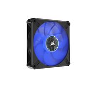 CORSAIR ML120 LED ELITE, ventilador LED azul de levitación magnética de 120 mm con tecnología AirGuide, paquete simple