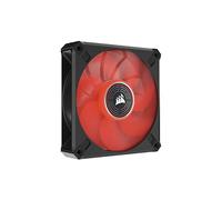 CORSAIR ML120 LED ELITE, ventilador LED rojo de levitación magnética de 120 mm con tecnología AirGuide, paquete simple