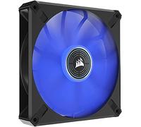CORSAIR ML140 LED ELITE, ventilador LED azul de levitación magnética de 140 mm con tecnología AirGuide, paquete simple
