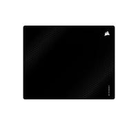 Corsair MM Glass Alfombrilla para Juegos de Precisión - Grande - Negro | 500 x 400mm, Superficie de Cristal Mate, Tratamiento Amortiguador del Sonido, Base de Poliuretano Antideslizante