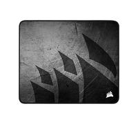 Corsair MM300 PRO Alfombrilla Tela a Prueba de Derrames para Juegos, Superficie 36 cm x 30 cm, Microtejido, Goma Afelpada gruesa 3 mm, Base Goma Texturizada Antideslizante, Medio, Negro/Gris