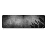 Corsair MM300 PRO Alfombrilla Tela a Prueba de Derrames para Juegos, Superficie 93 cm x 30 cm, Microtejido, Goma Afelpada gruesa 3 mm, Base Goma Texturizada Antideslizante, Extendido, Negro/Gris