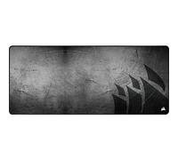 Corsair MM350 PRO Alfombrilla Tela a Prueba de Derrames para Juegos, Superficie 93 cm x 40 cm, Microtejido, Goma Afelpada gruesa 4 mm, Base Goma Texturizada Antideslizante, Negro/Gris, Extendido XL