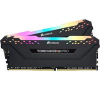Corsair Módulo de Memoria de Alto Rendimiento 16GB, DDR4 hasta 3200MHz XMP 2.0 CL16, Iluminación LED RGB, Negro, 2 x 8GB