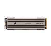 Corsair MP600 Core 2 TB M.2 NVMe PCIe x4 Gen4 SSD, hasta 4.950 MB/s Velocidad de Lectura Secuencial y de Escritura Secuencial 3.700 MB/s, Interfaz Alta Velocidad, 3D QLC NAND, Aluminio