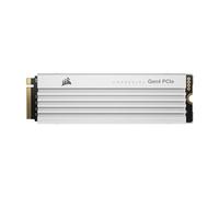Corsair MP600 Pro LPX 2TB PCIe Gen4 x4 NVMe M.2 SSD - Optimizada para PS5 (3D TLC NAND de Alta Densidad) Blanco