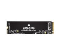 Corsair MP700 Pro 2TB SSD NVMe 2.0 M.2 PCIe Gen5 x4 de 2 TB - M.2 2280 - Lectura Secuencial de hasta 12.400 MB/s - NAND TLC de Alta Densidad - Negro