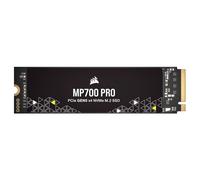 Corsair MP700 Pro 4TB SSD NVMe 2.0 M.2 PCIe Gen5 x4 de 2 TB - M.2 2280 - Lectura Secuencial de hasta 12.400 MB/s - NAND TLC de Alta Densidad - Negro