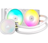 CORSAIR Nautilus 240 RS ARGB Refrigeración Líquida de CPU - 240mm AIO - Conexión Directa a la Placa Base - Intel LGA 1851/1700, AMD AM5/AM4 - 2X RS120 ARGB Ventiladores Incluidos - Blanco