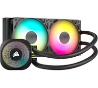 CORSAIR Nautilus 240 RS ARGB Refrigeración Líquida de CPU - 240mm AIO - Conexión Directa a la Placa Base - Intel LGA 1851/1700, AMD AM5/AM4 - 2X RS120 ARGB Ventiladores Incluidos - Negro