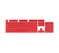 Corsair PBT Double-Shot Pro Keycap Mod Kit - Teclas PBT de Doble Disparo - Rojo Origen - Fila Inferior estándar - Superficie Texturizada - Paredes de 1,5 mm de Grosor - Amortiguadores de Junta tórica