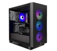 Corsair - PC Gamer iCUE AMD 4070 - MSI GeForce RTX 4070 12GB - Corsair 3000D Airflow RGB - Tarjeta Madre MSI B550M PRO WIFI - CORSAIR Vengeance PRO SL 2X8GB DDR4 3600 - SSD 1TB - Windows 11 Pro, Negro