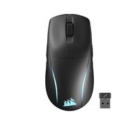 Corsair Ratón inalámbrico RGB ligero para juegos M75 - 26.000 DPI - Botones laterales intercambiables - Compatible con iCUE - PC - Negro