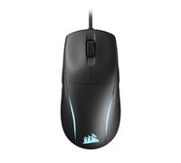 Corsair Ratón para juegos FPS ligero con cable RGB M75 - 26.000 DPI - Botones laterales intercambiables - PC - Negro