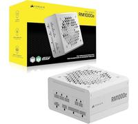 CORSAIR RM1000e (2025) Fuente de alimentación ATX Totalmente Modular de bajo Ruido con Cable de 12V-2x6, Cumple con ATX 3.1 y PCIe 5.1, eficiencia Cybenetics Gold, condensadores Clasificados a 105 °C