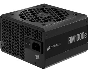 Corsair RM1000e Fuente de Alimentación ATX Silenciosa Totalmente Modular (Conectores EPS12V Dobles, Condensadores de 105 °C, Eficiencia 80 Plus Gold, Compatibilidad con Modern Standby) Negro
