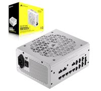 Corsair RM1000x Shift Fuente de Alimentación ATX Totalmente Modular - Interfaz Lateral Modular - Compatible con ATX 3.0 y PCIe 5.0 - Modo Ventilador a Cero RPM - Eficiencia 80 Plus Gold - Blanco