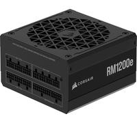 CORSAIR RM1200e (2023) Fuente de alimentación ATX totalmente modular de bajo ruido con cable de 12V-2x6, compatible con ATX 3.1 y PCIe 5.1 ybenetics Platinum, condensadores clasificados a
