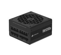 CORSAIR RM1200e (2023) Fuente de Alimentación Modular ATX de Bajo Ruido con Cable 12V-2x6 - ATX 3.1 & Compatible con PCIe 5.1, Cybenetics Platinum, Condensadores a 105°C, Espera Moderno - Negro