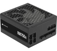 Corsair RM750x ATX 3.1 PCIe 5.1 Ready Fuente de alimentación Totalmente Modular 750W - Bajo Ruido ybenetics Oro, Conector Nativo 12V-2x6 - Negro