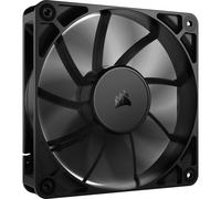 CORSAIR RS120 120 mm PWM Ventilador - Conexión en Cadena - Bajo Nivel de Ruido - Rodamiento de Cúpula Magnética - Paquete Sencillo - Negro