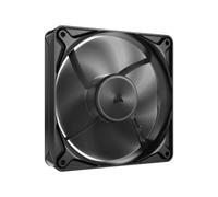 CORSAIR RS120 II 120mm Ventilador Único - Bajo Ruido - Negro | PWM, Conexión en Cadena, Cojinetes de Cúpula Magnéticos, Modo Zero RPM