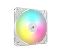 CORSAIR RS140 ARGB 140 mm PWM Ventilador - Conexión en Cadena - Bajo Nivel de Ruido - Rodamiento de Cúpula Magnética - Paquete Sencillo - Blanco