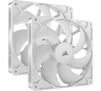 Corsair RS140 Pack Doble Ventilador Suplementario PWM 140mm Blanco