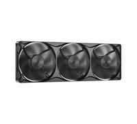 CORSAIR RS360 II 360mm Marco Unificado 3 Ventiladores - Negro | PWM, Bajo Ruido, Conexión en Cadena, Cojinetes de Cúpula Magnéticos, Modo Zero RPM